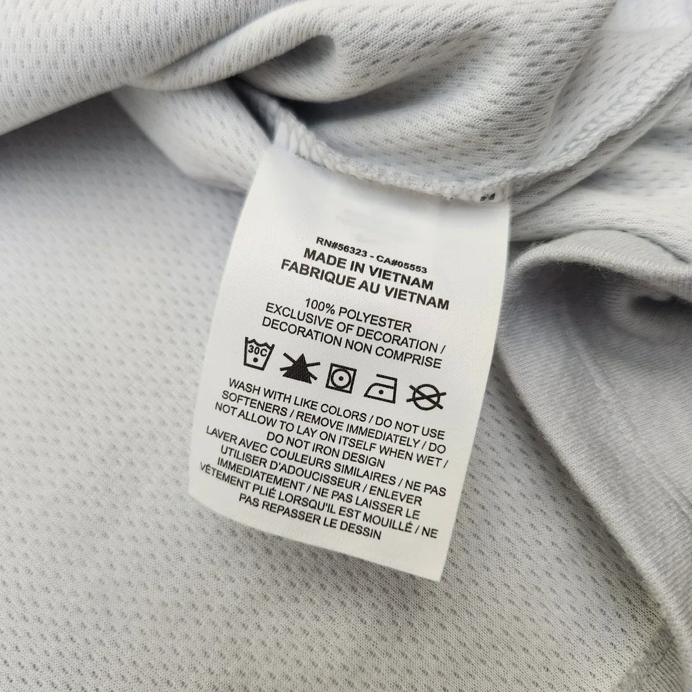 Nike Men's XXL Light Gray Dri-FIT Victory Half-Zip Golf Pullover Snapple Logo